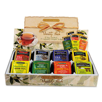 Bigelow® Variety Pack Assorted Tea Bags, Individually Wrapped, 64 Tea Bags-box freeshipping - TVN Wholesale